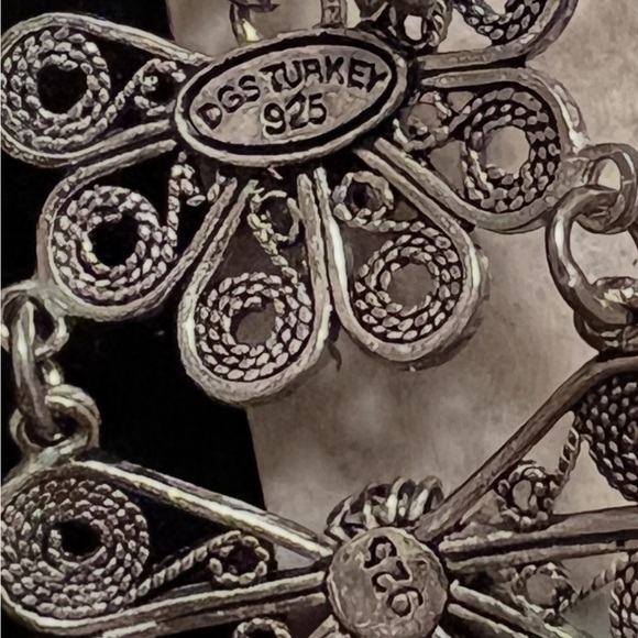 Vintage Sterling Silver Dangle Earrings NWT - Picture 4 of 4